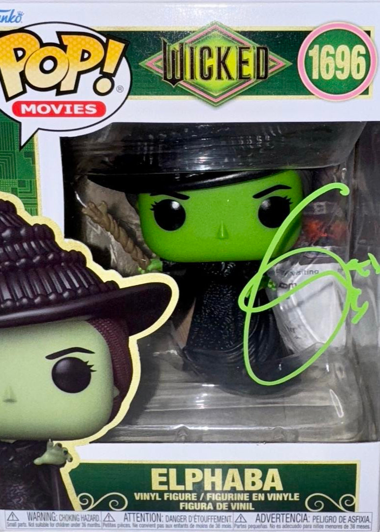 Cynthia Erivo Signed Funko Pop #1696 "Elphaba" (Wicked) - JSA COA #02